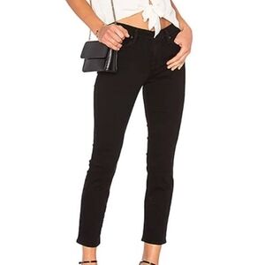 7 For All Mankind Kimmie Crop Jeans Black